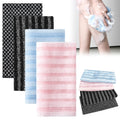 VLUVLA Exfoliating Antibacterial Shower Towel, Japanese Exfoliating Shower Towel, Back Exfoliator, Double-Sided Washcloth - image 1