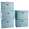 Prandom Storage Boxes with Lids Large.Rose Pattern Fabric Decorative Storage Box, Really Useful Box,Clothing Storage,Cubes - image 1