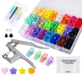 ilauke T5 Plastic Snap Fasteners Kit - 200 Sets with Pliers & 4 Shapes