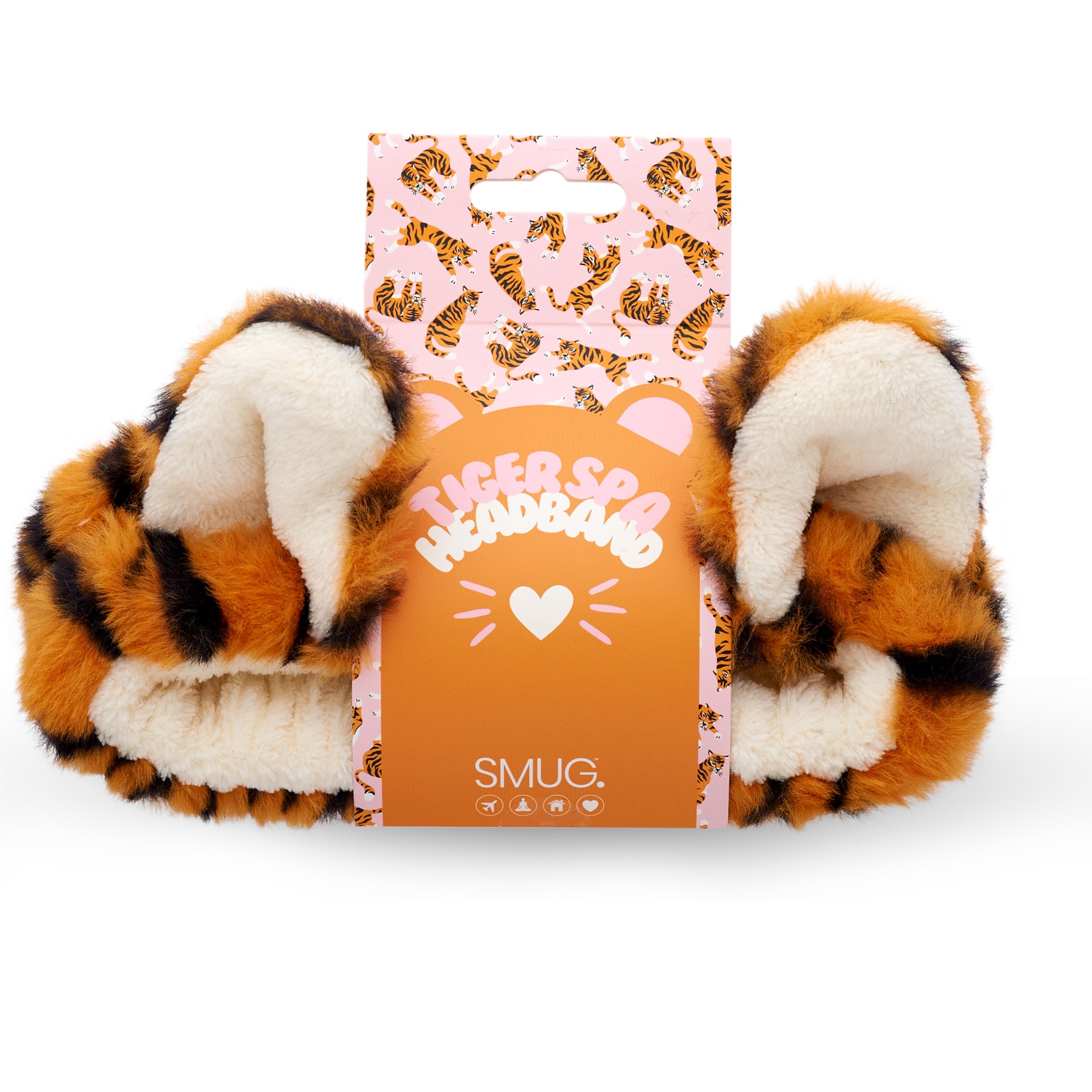 SMUG Spa Headband | Soft Coral Fleece Makeup & Face Wash Hair Band