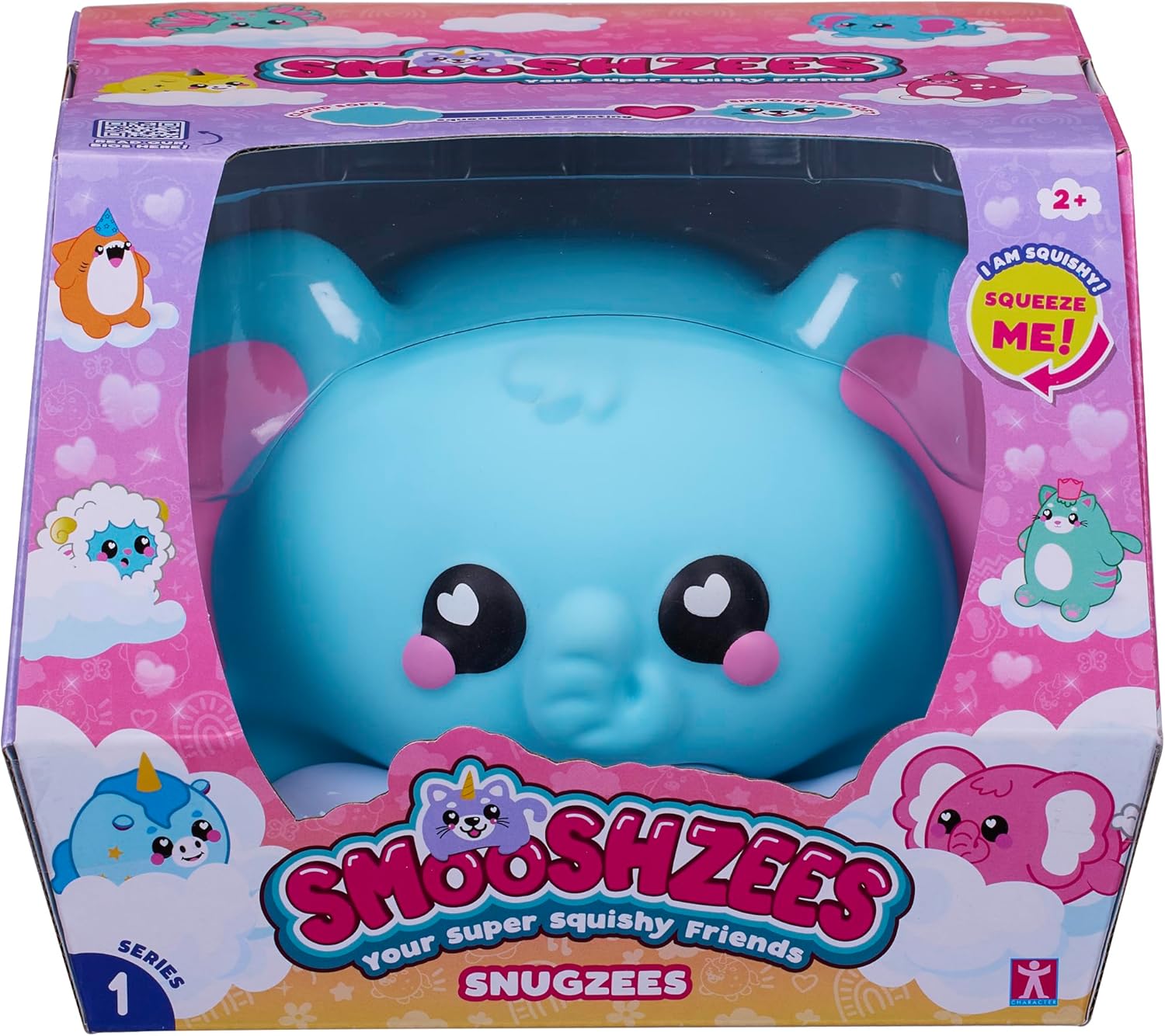 Smooshzees Snugzees Jade the Chef Plush Toy - 7.5 Inch Soft Squishy