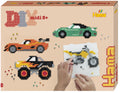 Hama Beads Vehicles Gift Box – 4,000 Midi Beads & 2 Pegboards