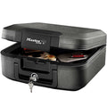 Master Lock Fireproof & Waterproof Safe Box with Key - Portable 7.8L