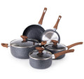 Nuovva 8-Piece Non-Stick Marble Cookware Set – Induction Pots and Pans