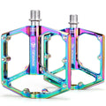 GEWAGE Flat Bike Pedals | CNC Aluminum 3 Sealed Bearings - Colourful