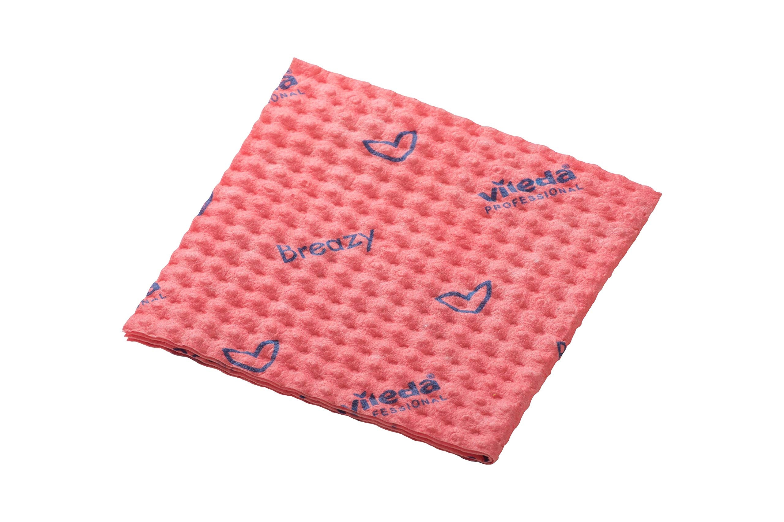 Vileda Professional Breazy Microfibre Cloth – Green Antibacterial Wipes
