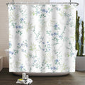 Floral Shower Curtain – 183x183cm Waterproof Polyester