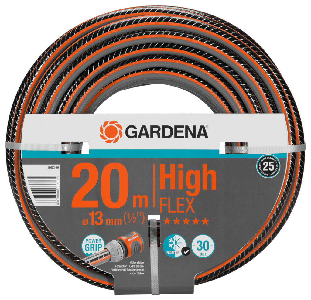 Gardena Comfort Highflex Garden Hose | 13mm (1/2") x 20m | UV Resistant