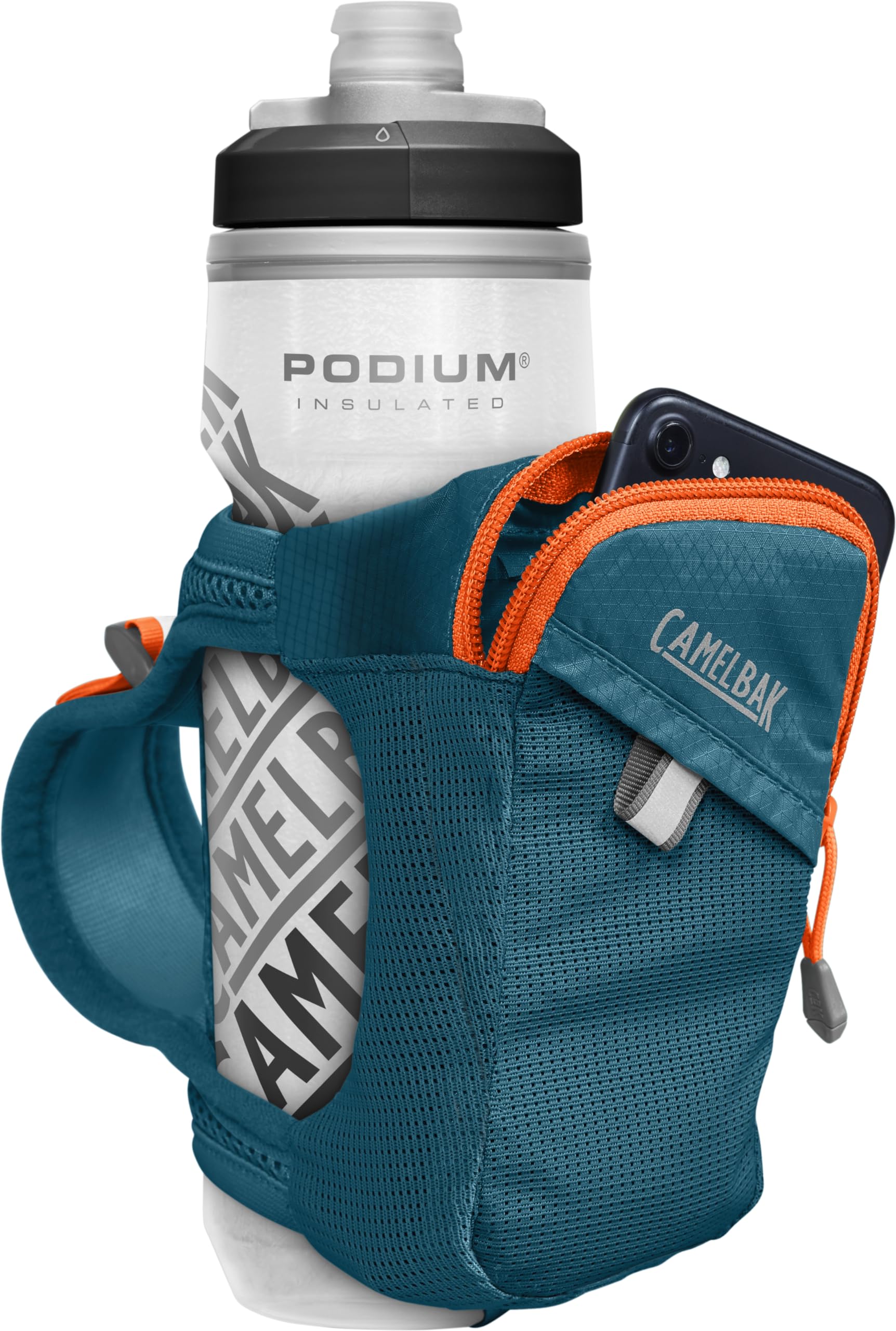 CamelBak Quick Grip Chill Insulated Handheld Running Bottle, 21oz