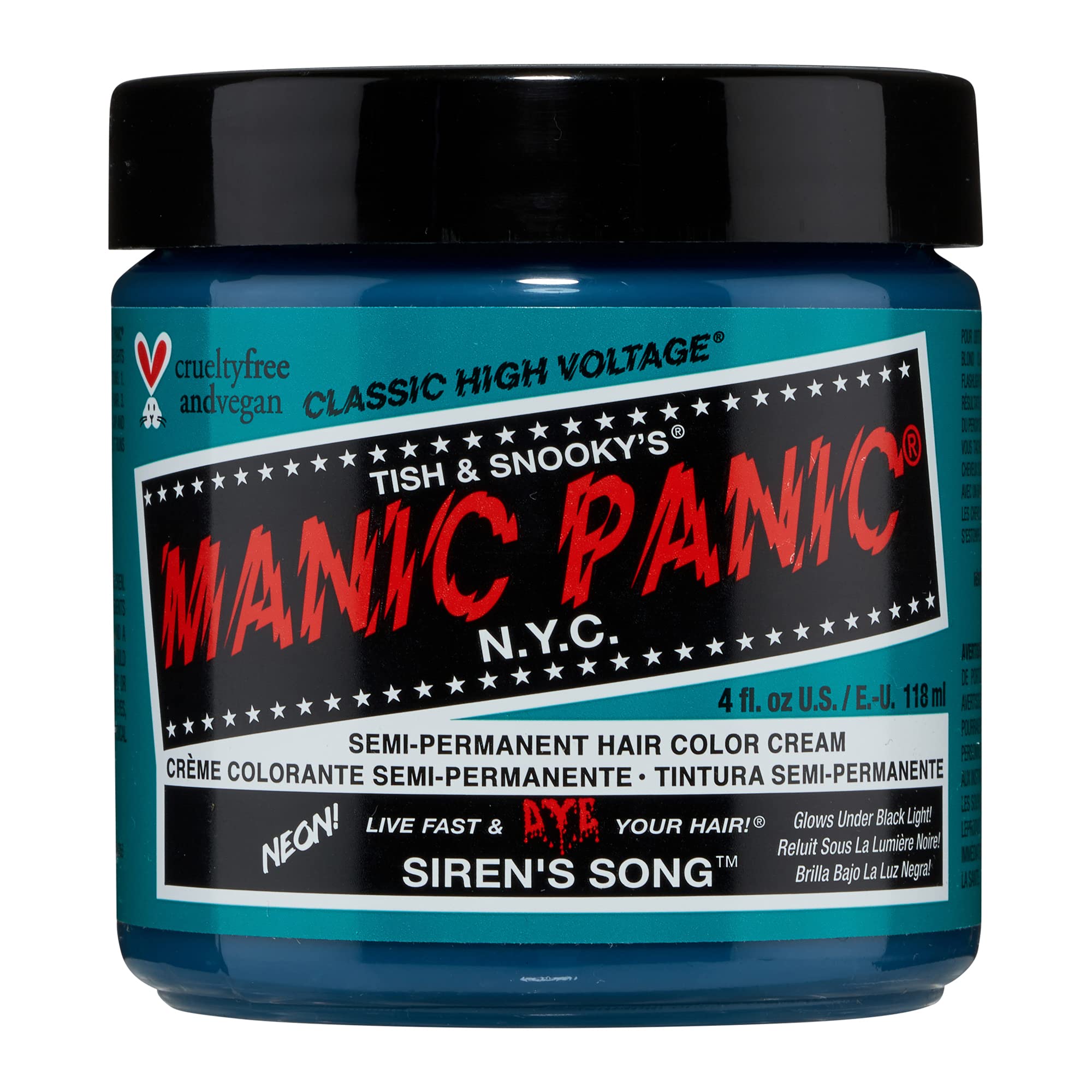 Manic Panic Siren's Song Semi-Permanent Hair Color | Vegan & PPD-Free