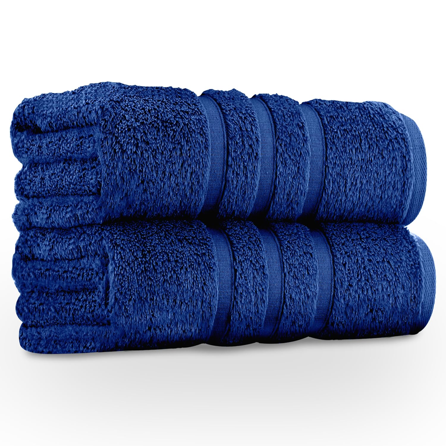 GC Gaveno Cavailia Egyptian Cotton Jumbo Bath Sheets - 2 Pack, Blue