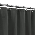 Barossa Design Waffle Shower Curtain | Heavyweight 230 GSM - Graphite Grey