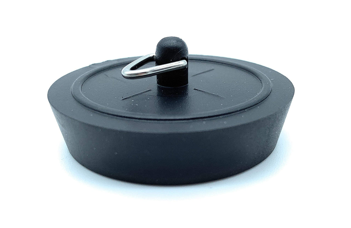 Replacement Basin/Sink Plug Large 1 3/4" 45mm, Black