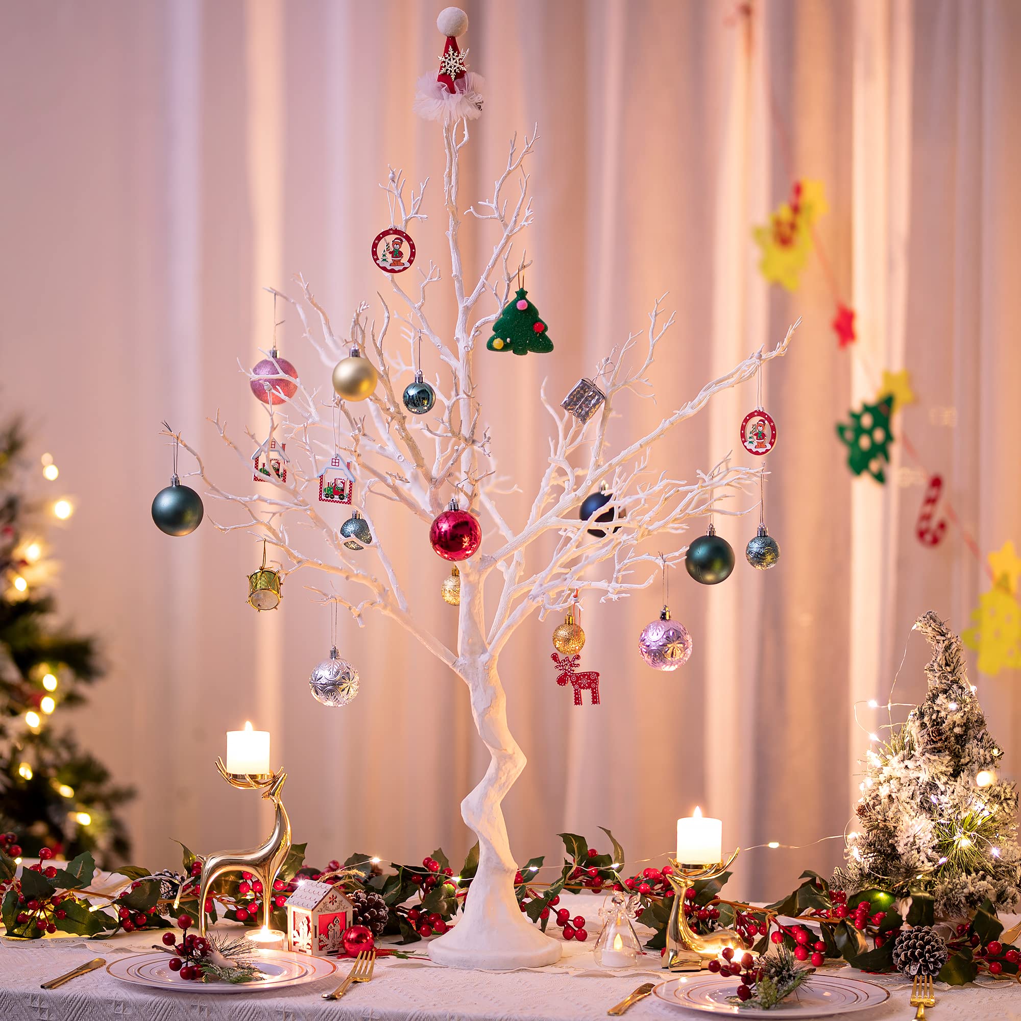 105cm White Manzanita Tree – Artificial Twig Table Centerpiece