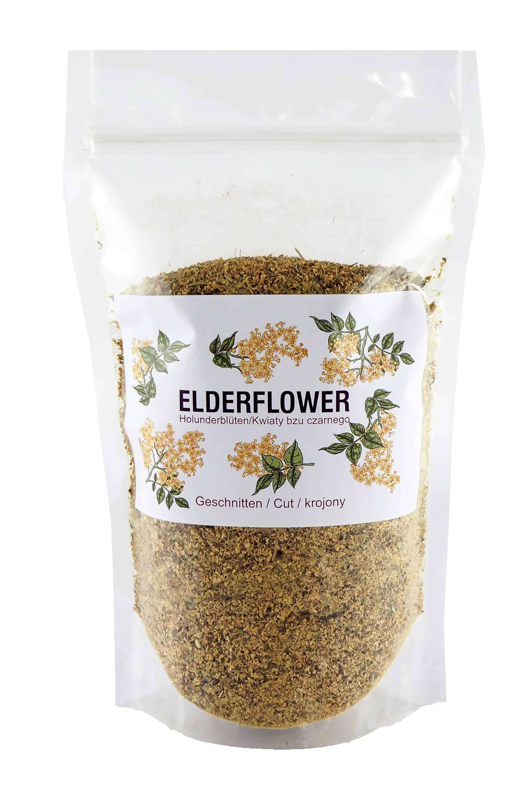 Dried Elderflower Blossom Herbal Tea for Infusion – 300g