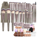MAANGE 51 Pcs Makeup Brush Set – Professional Champagne Cosmetic Tools