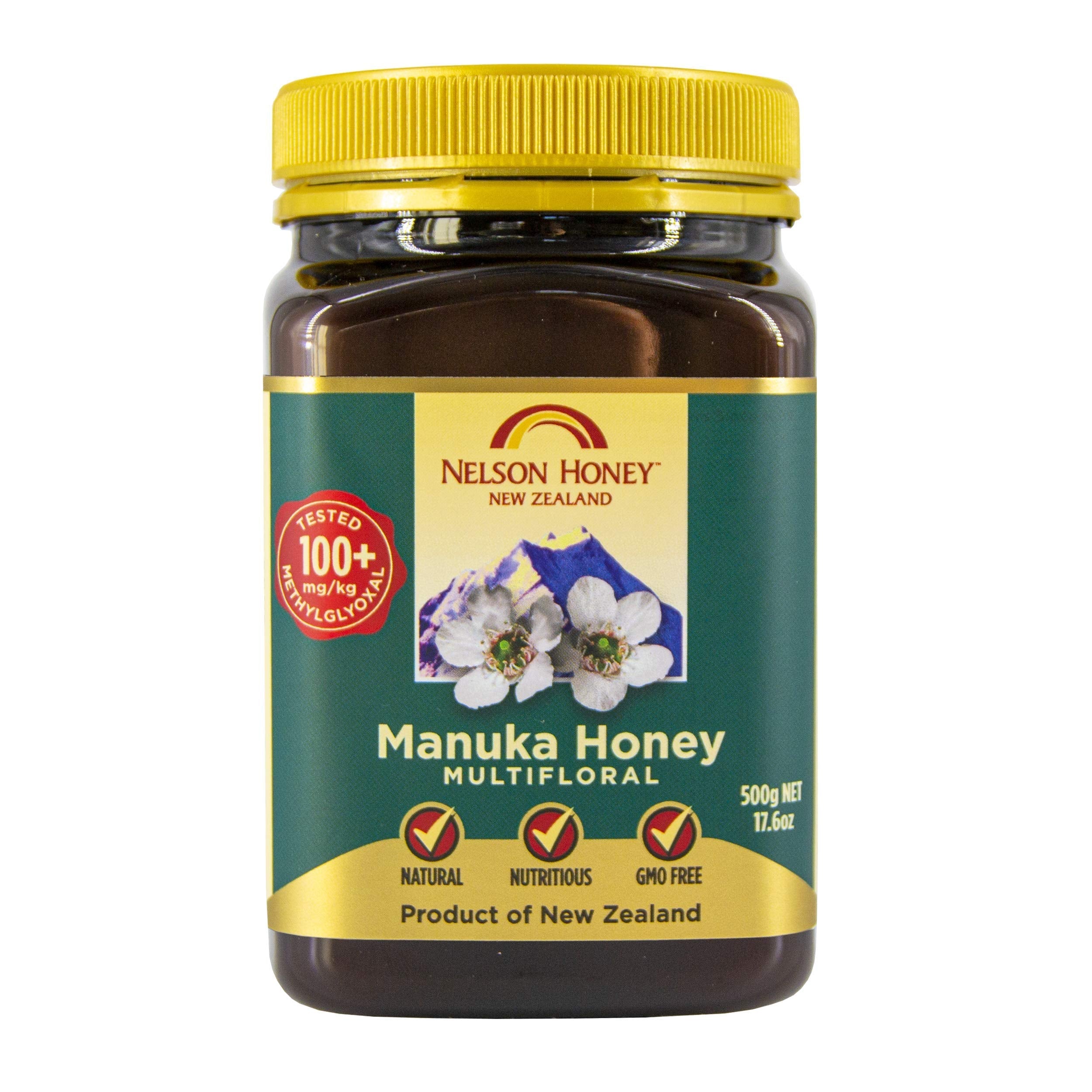 Nelson Honey Classic 100+mg Manuka Honey - Pure New Zealand - 500g
