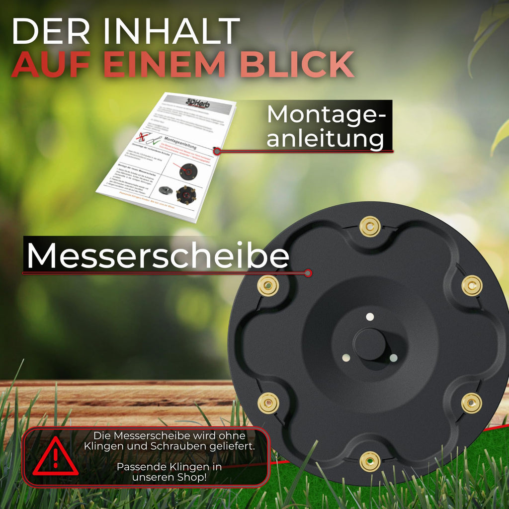 3DHerb 6-Blade Mower Disc for Segway Navimow i105E i108E i110n