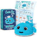 Jolof Store Whale Luna Amigurumi Crochet Kit for Beginners - DIY Plushie