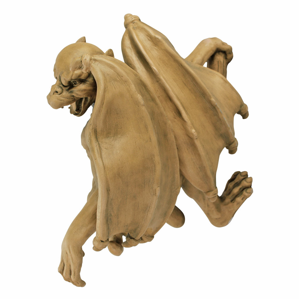 Design Toscano Gaston Gothic Gargoyle Hanging Wall Statue – 33cm Stone