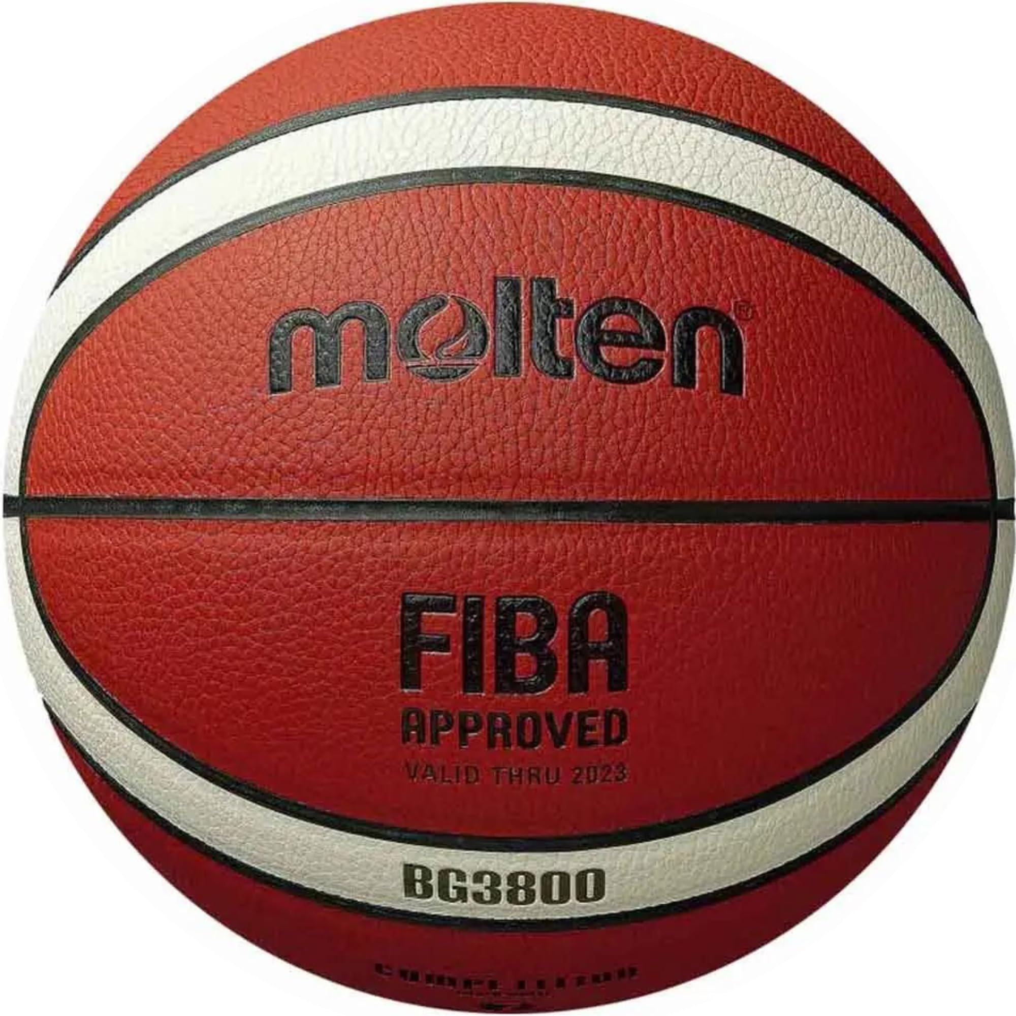 Molten BG3800 Indoor Basketball | FIBA Approved Composite Leather | Size 6