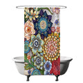 Ulticool Floral Nature Shower Curtain – 120x200cm Waterproof Polyester