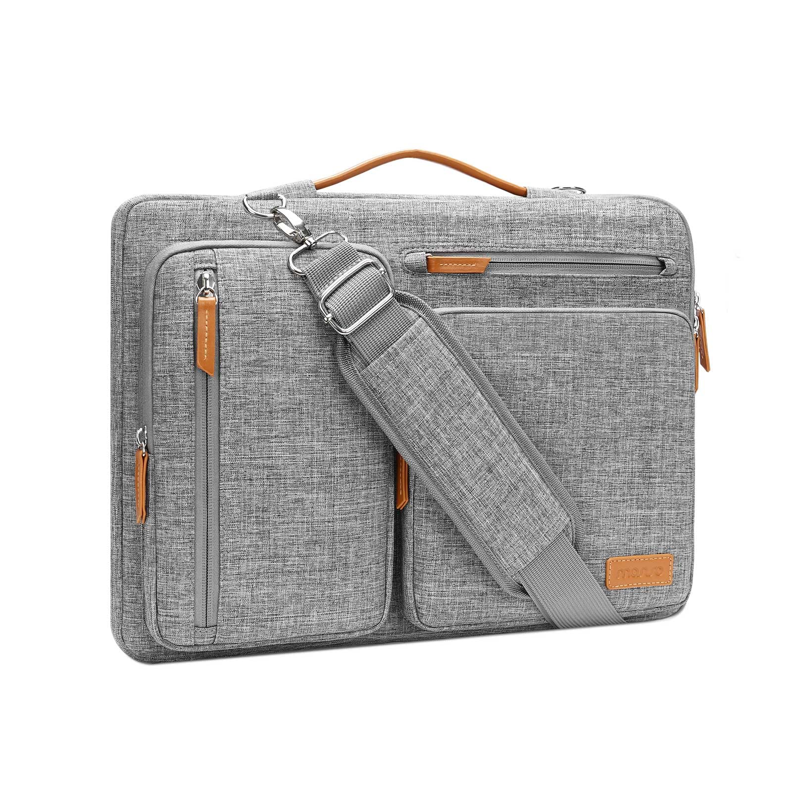 MOSISO 360 Protective Laptop Shoulder Bag for 15-16 inch - Gray