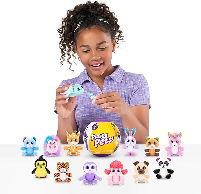Snaps 5 Surprise Plushy Pets Series 2 – Collectible Stuffed Animal Toy
