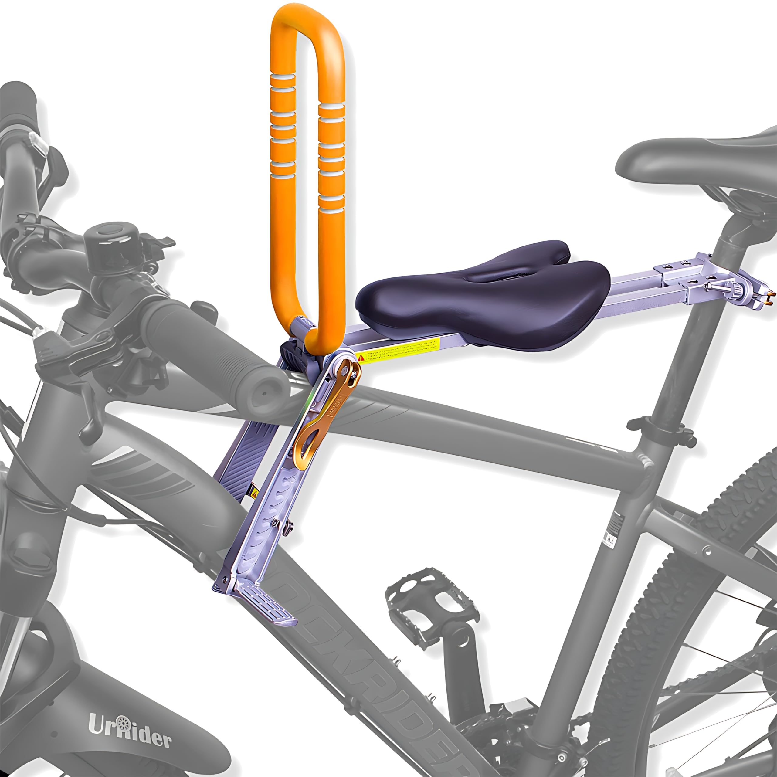 UrRider Front Mount Child Bike Seat – Portable Quick-Release Toddler Seat
