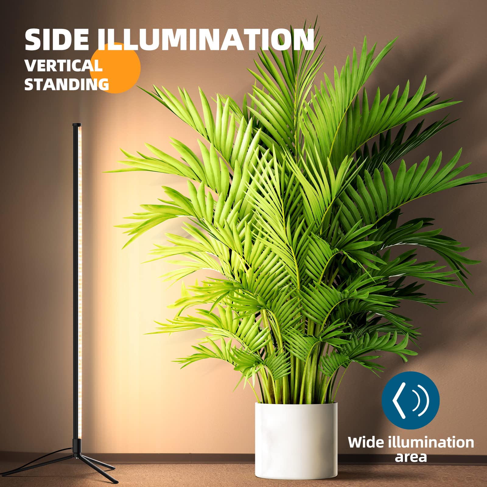 Barrina T10 Full Spectrum LED Grow Light - 42W Vertical Floor Plant Lamp