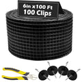 PROLEE Solar Panel Bird Guard – 6in x 100ft PVC Coated Wire Mesh Kit