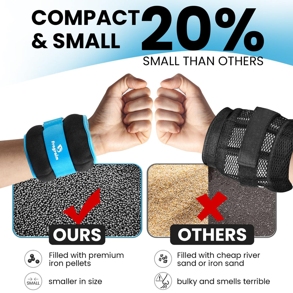 Fragraim Ankle Weights 3kg Pair – Adjustable Leg and Wrist Weights