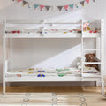 Junior Vida Gemini Detachable Bunk Bed | 3ft Pine Wood Frame - White