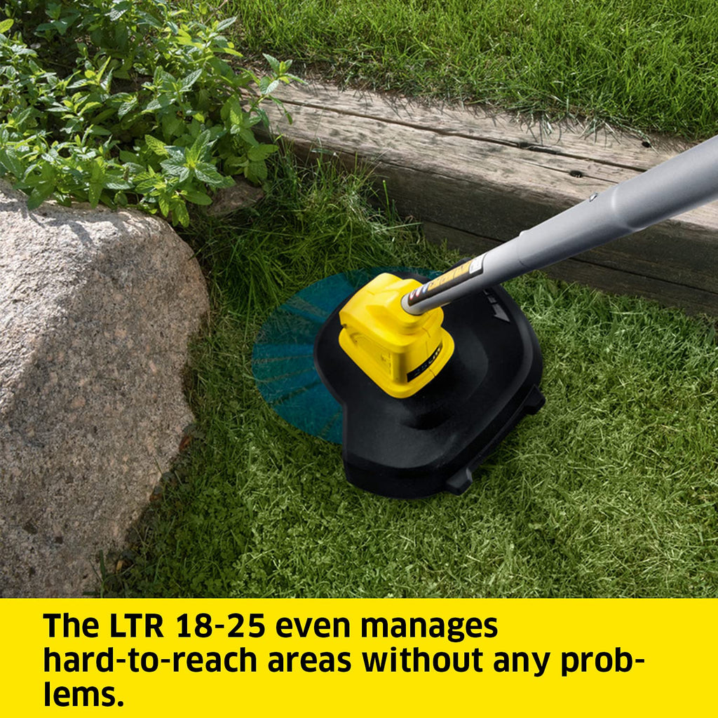 Kärcher LTR 18-25 Cordless Grass Trimmer – 18V Battery Powered, 25cm