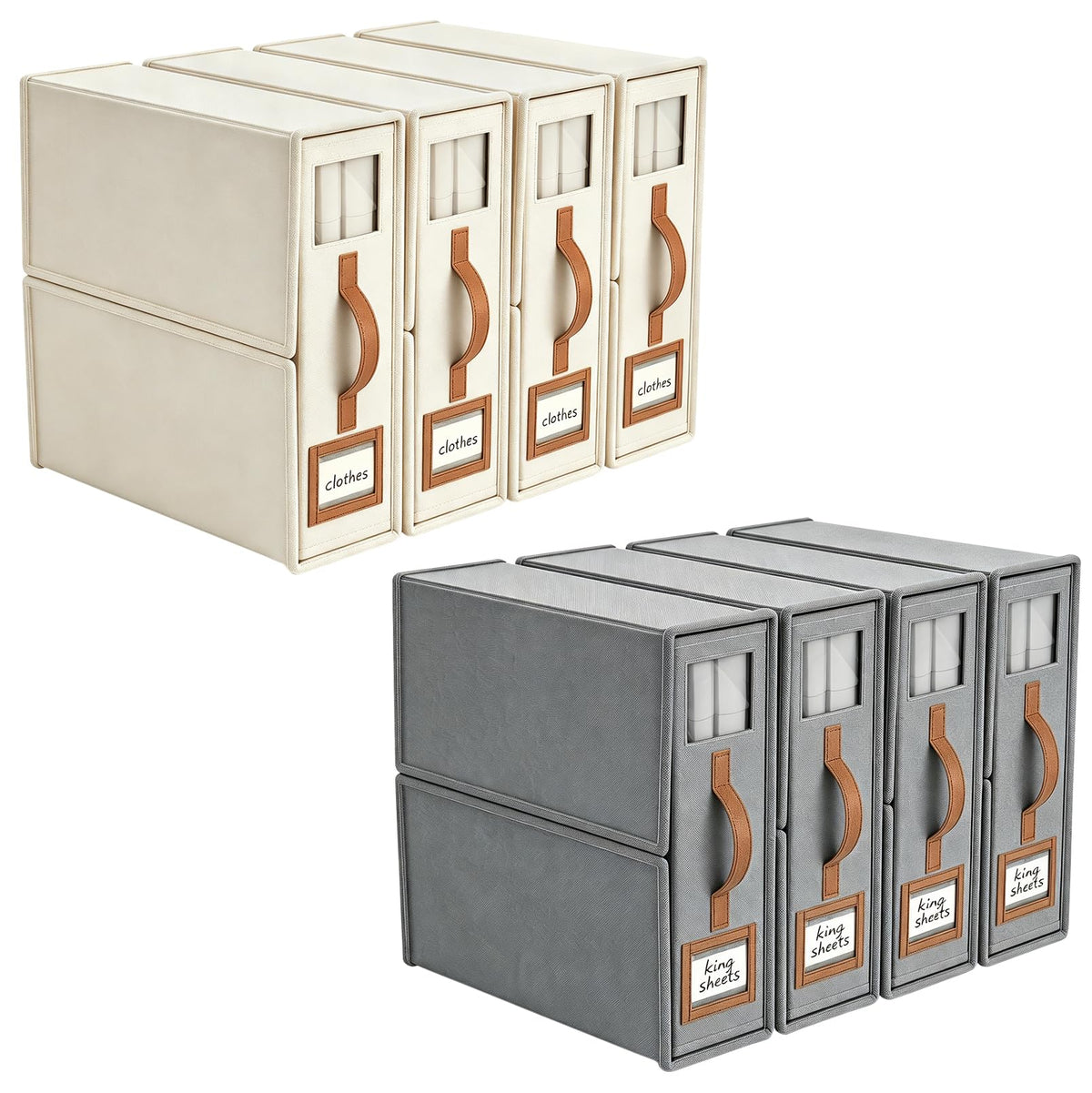 8 Pcs Bed Sheet Storage Box - image 1
