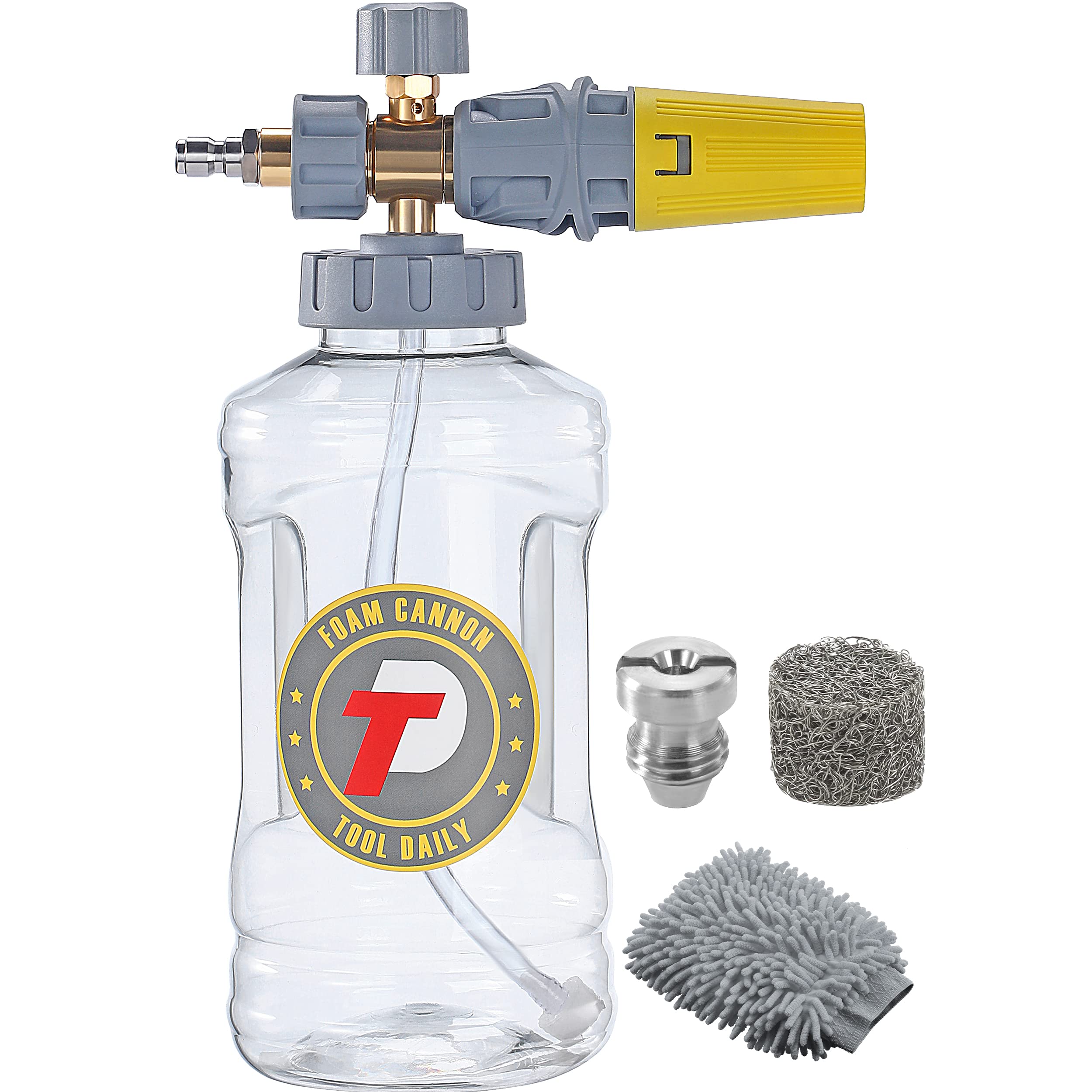 Tool Daily Foam Cannon | 1.5L Snow Foam Blaster with M22 & 1/4 Inch Connect