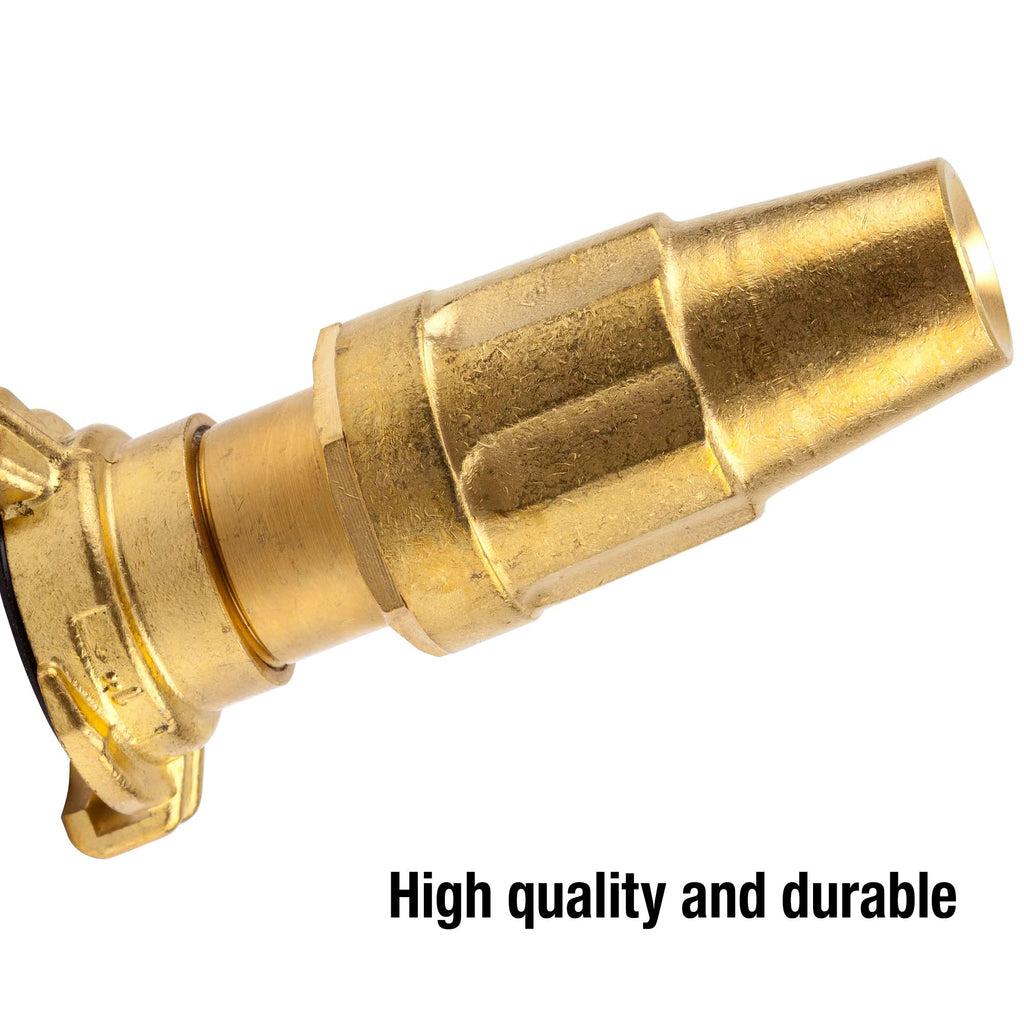 Gardena Brass Quick Release Syringe | 25mm 1 Inch Heavy Duty Hose Nozzle