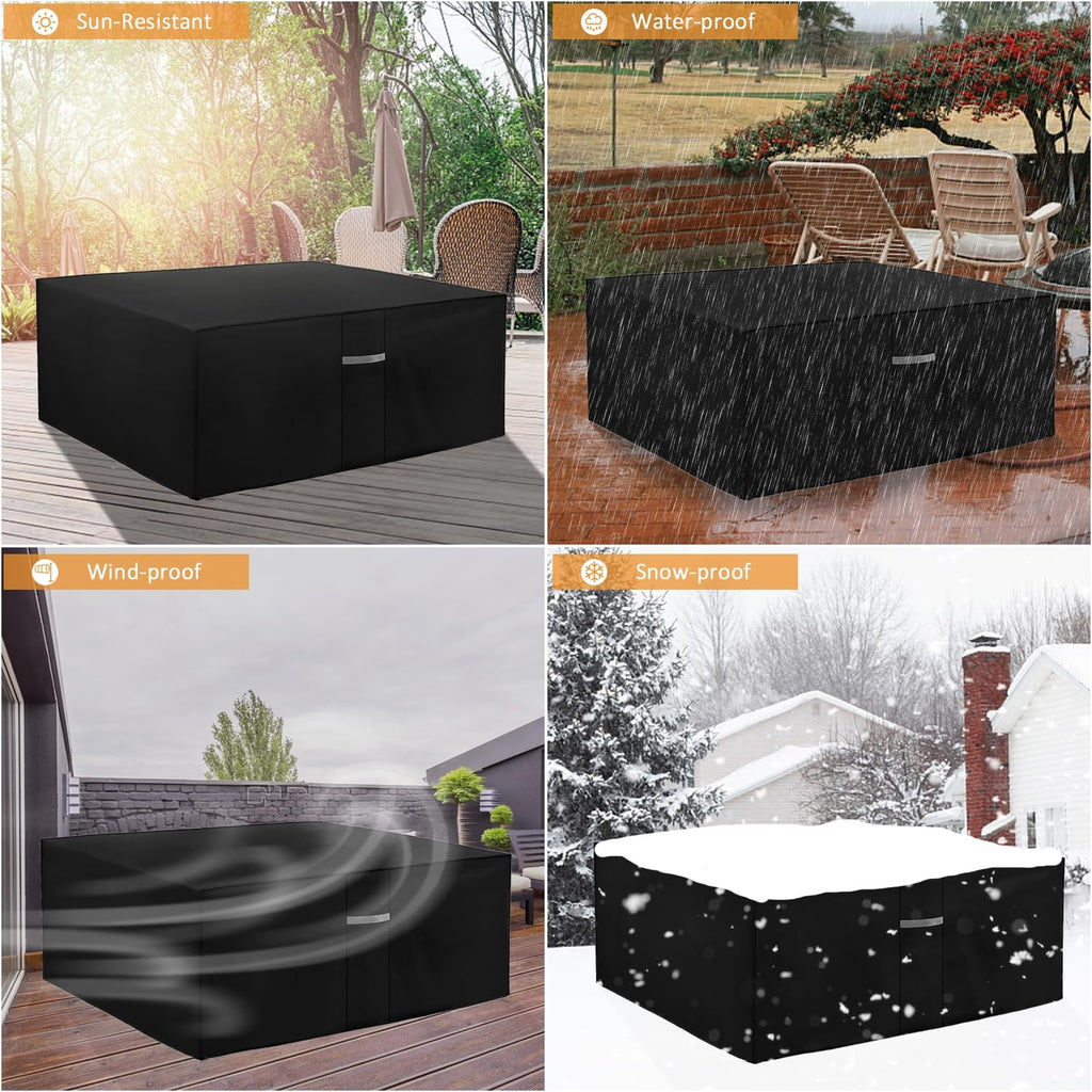 Dokon Garden Furniture Cover | 600D Heavy Duty Waterproof Patio Cover