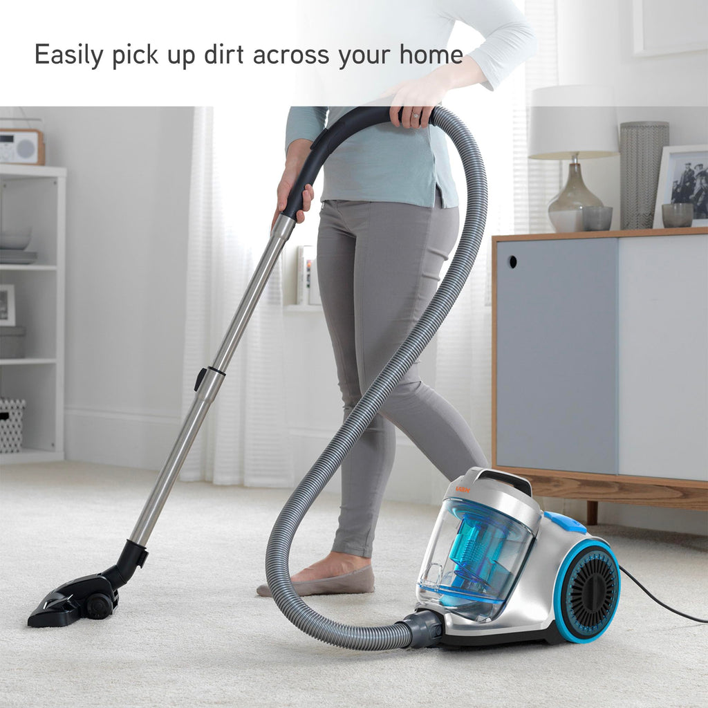 Vax Pick Up Pet Cylinder Vacuum Cleaner | Compact Cyclone - Silver