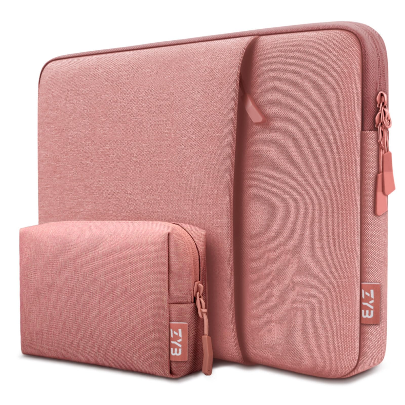 ZYB Waterproof Laptop Sleeve for MacBook Air 13 & Pro 14 Inch – Pink