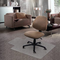 Kuyal Carpet Chair Mat | 48" x 36" Clear Studded PVC Floor Protector with Lip