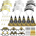Solihigh 2026 New Year's Eve Party Supplies - 36pc Hat, Headband & Blower Set