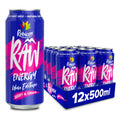Rubicon RAW Berry & Grape Energy Drink - 12 Pack with 20% Fruit Juice