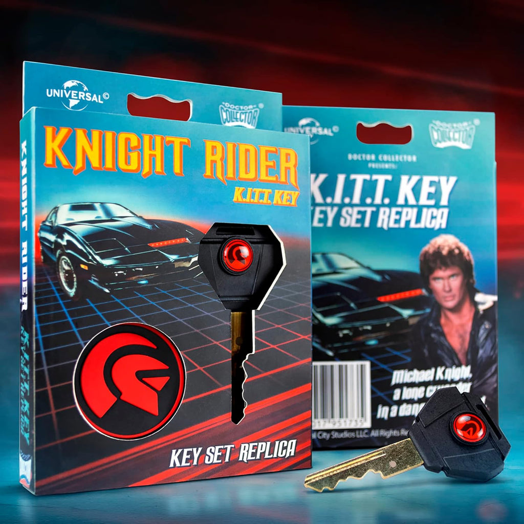 Knight Rider KITT Replica Car Key and Keychain Set by Snaps