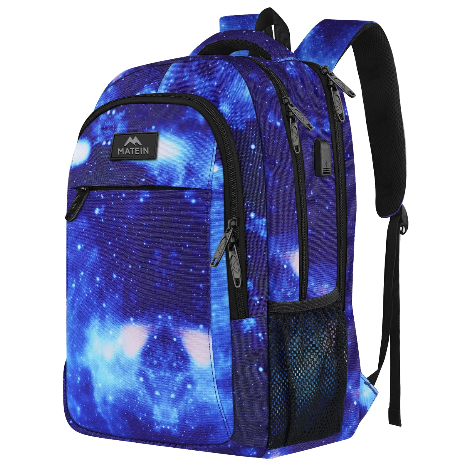 MATEIN School Backpack – 15.6 Inch Water Resistant Laptop Bag, Blue