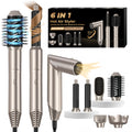 6-in-1 Ionic Hair Air Styler – Blow Dryer and Curling Wand Set