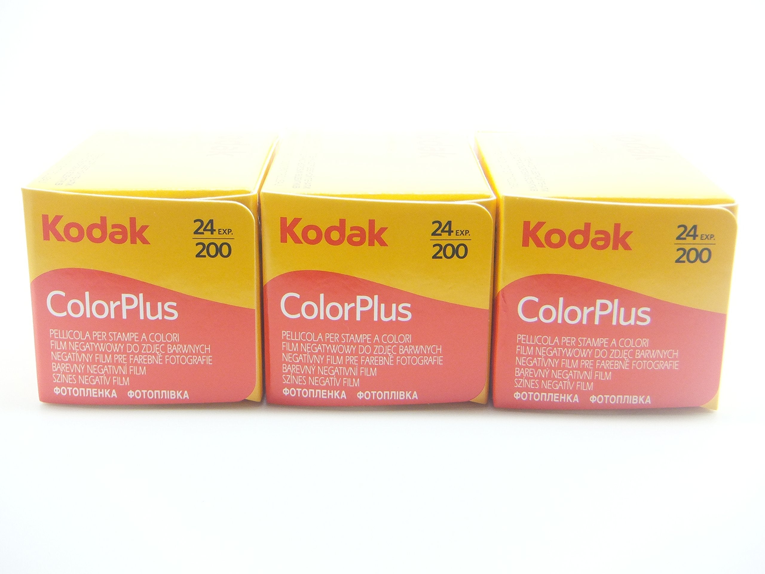 Kodak ColorPlus 200 ASA 35mm Color Film - 24 Exposure (Pack of 3)