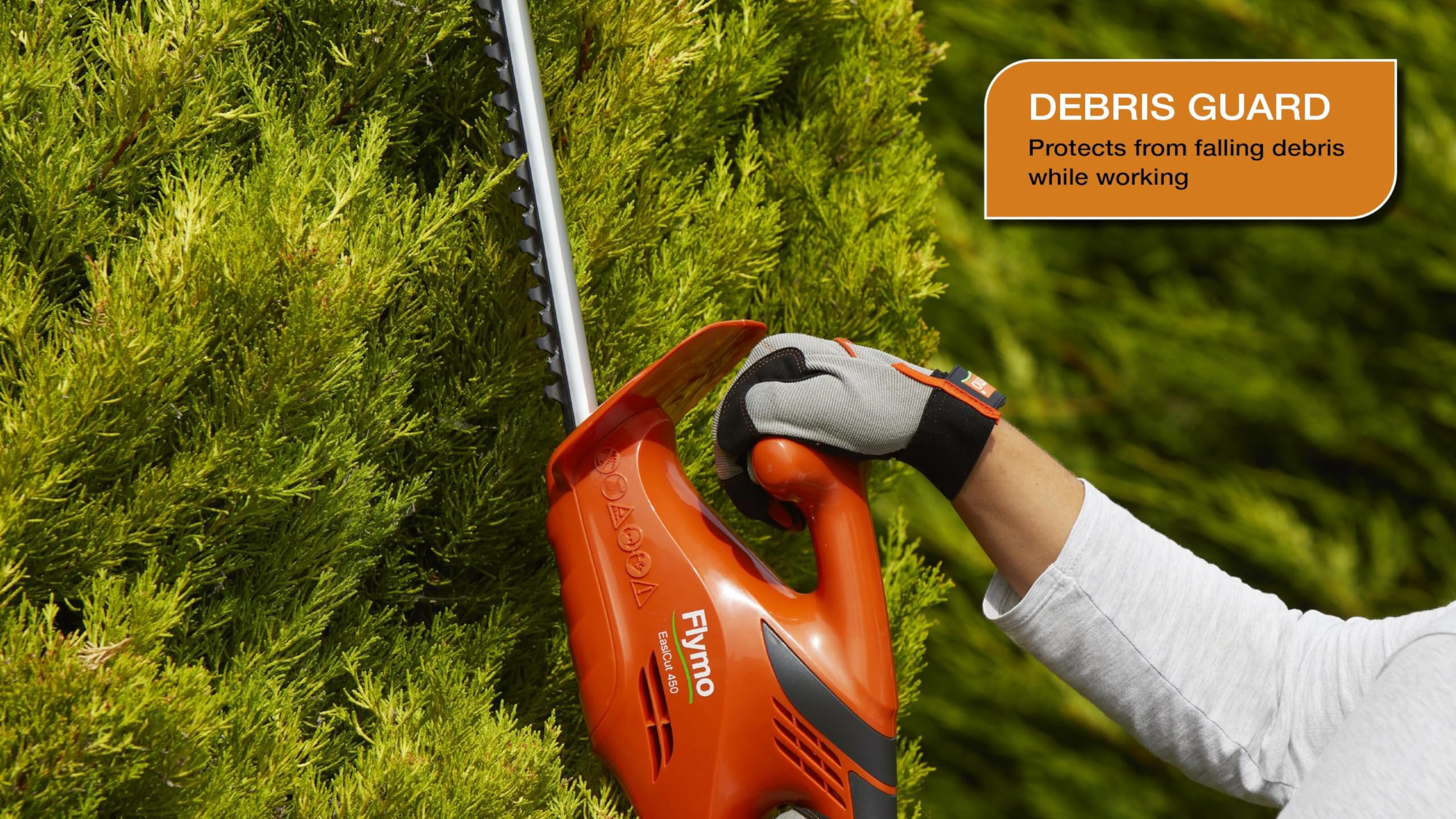 Flymo EasiCut 450 Electric Hedge Trimmer – 45cm Blade, 450W Motor