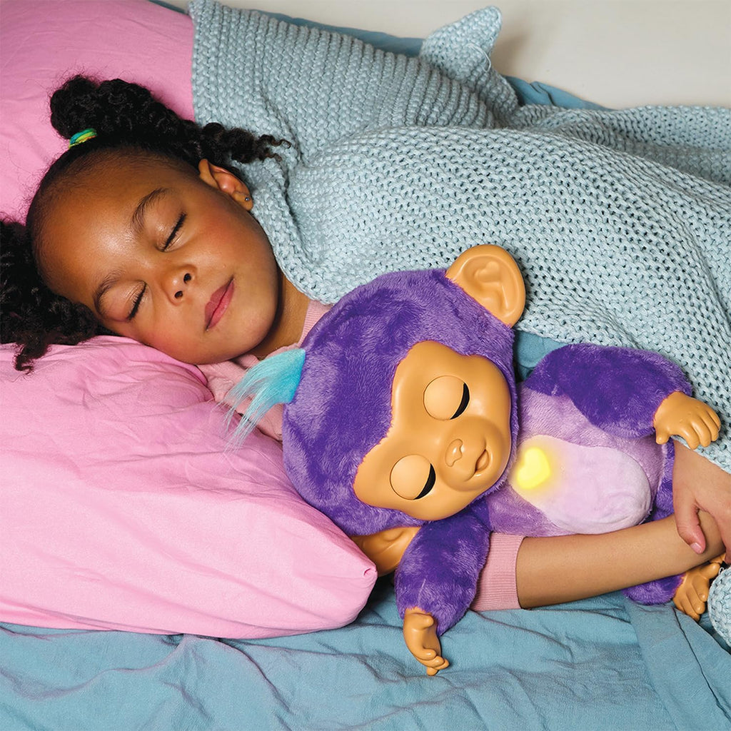 Fingerlings Care ‘n’ Cuddles Interactive Baby Monkey Toy by Snaps