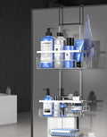 Kegii Hanging Shower Caddy – Stainless Steel Over Door Storage Rack